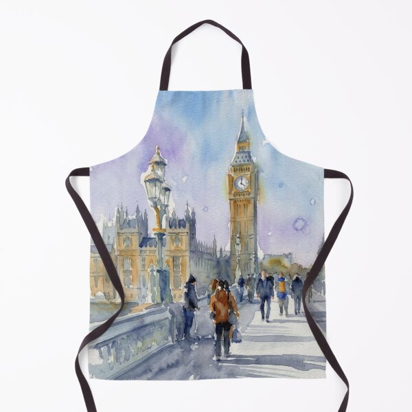 Item preview, Big Ben Westminster Bridge Watercolor designed and sold by caracatita75.