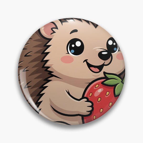 Item preview, Hedgehog with Strawberry designed and sold by pumsquare.
