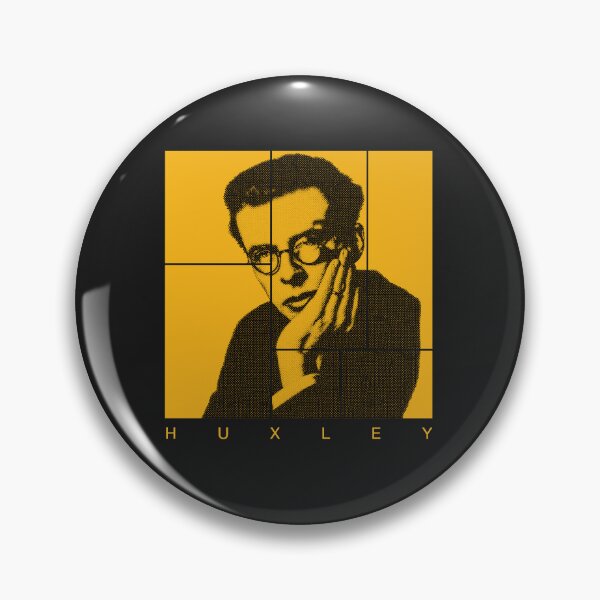 Item preview, Aldous Huxley halftone portrait designed and sold by CMYKStudio.