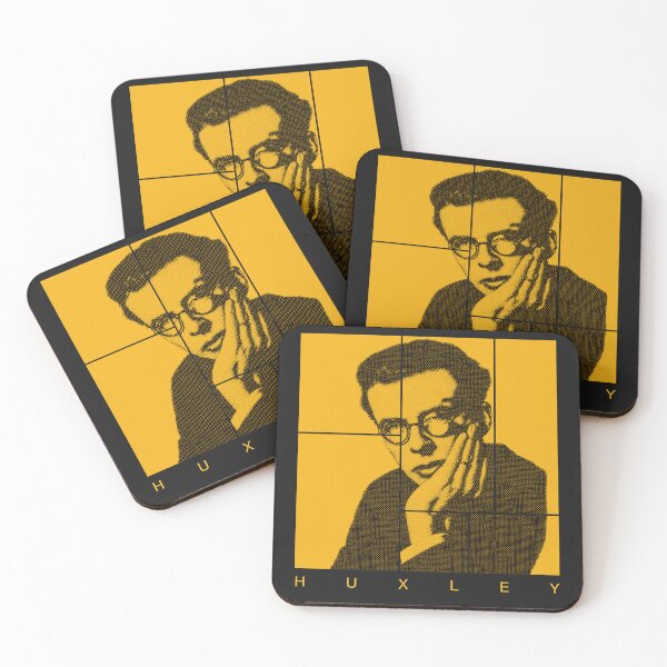 Item preview, Aldous Huxley halftone portrait designed and sold by CMYKStudio.