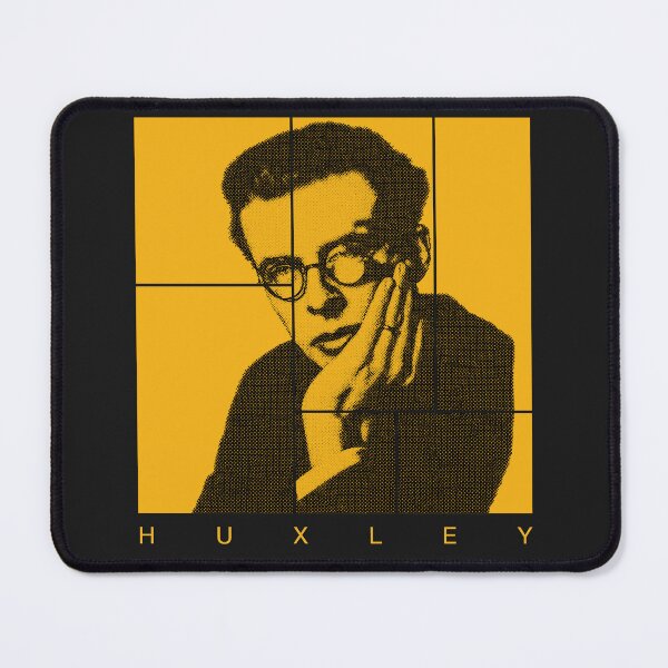 Item preview, Aldous Huxley halftone portrait designed and sold by CMYKStudio.