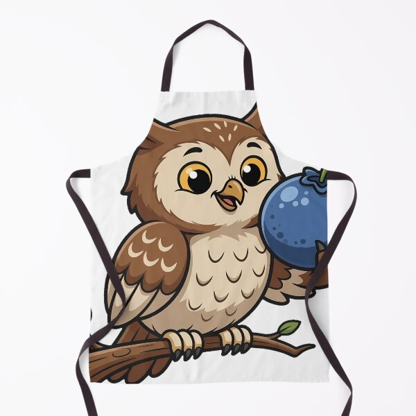 Item preview, Owl with Blueberry designed and sold by pumsquare.