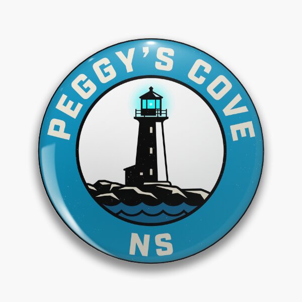 Item preview, Peggy’s Cove Lighthouse Coastal Emblem designed and sold by Digital Art Works  Hub.