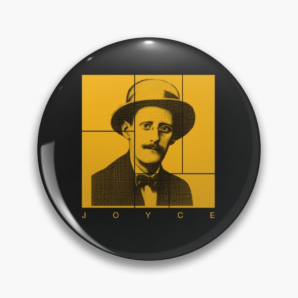 Item preview, James Joyce halftone portrait designed and sold by CMYKStudio.