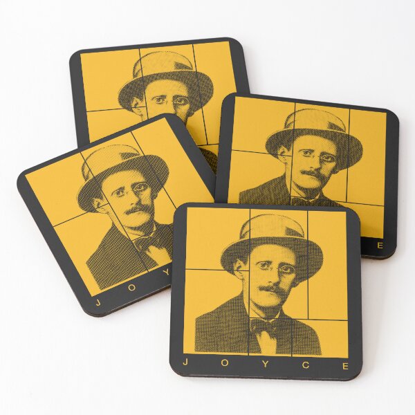 Item preview, James Joyce halftone portrait designed and sold by CMYKStudio.