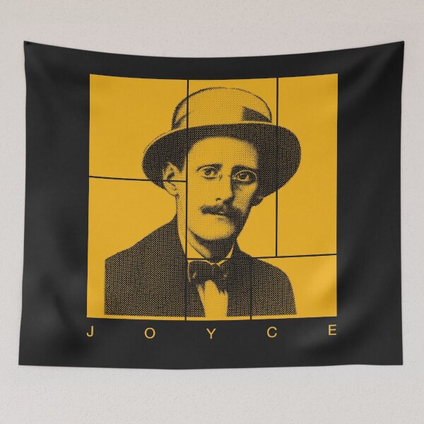 Item preview, James Joyce halftone portrait designed and sold by CMYKStudio.