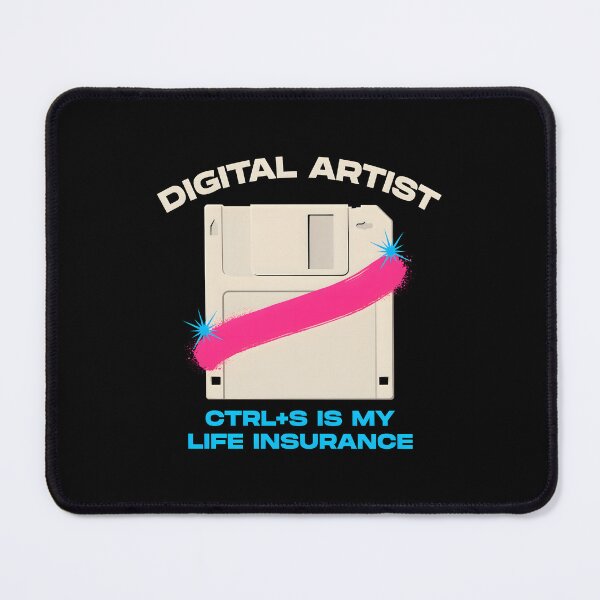 Item preview, Digital Artist Save Shortcut Pink Stroke Floppy Disk designed and sold by Enea Kelo.