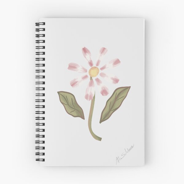 Item preview, Vintage Cottagecore Pink Daisy Botanical Illustration Art Print designed and sold by altastudio.