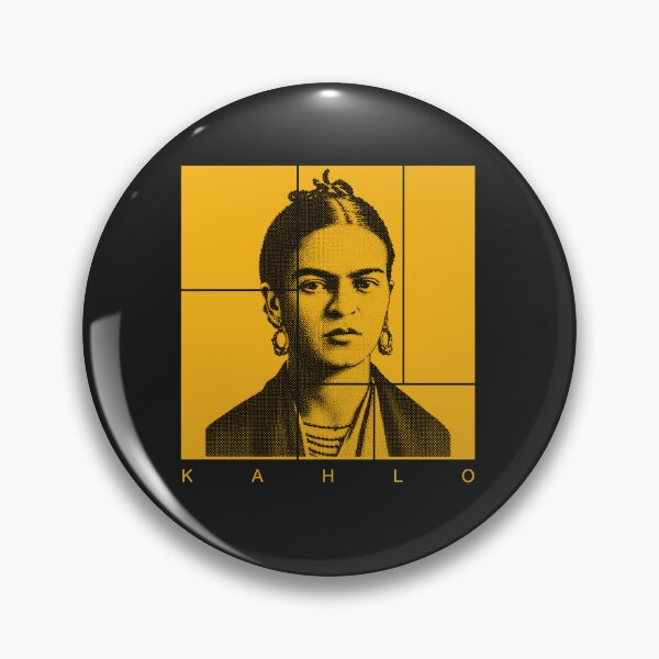 Item preview, Frida Kahlo halftone portrait designed and sold by CMYKStudio.