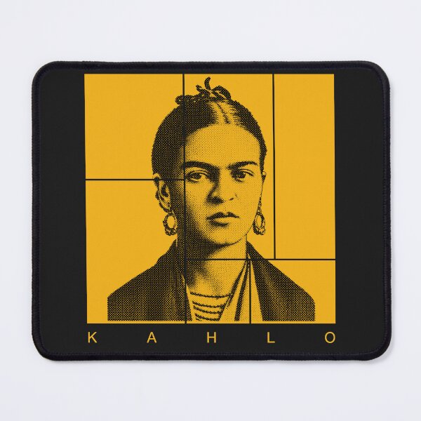 Item preview, Frida Kahlo halftone portrait designed and sold by CMYKStudio.