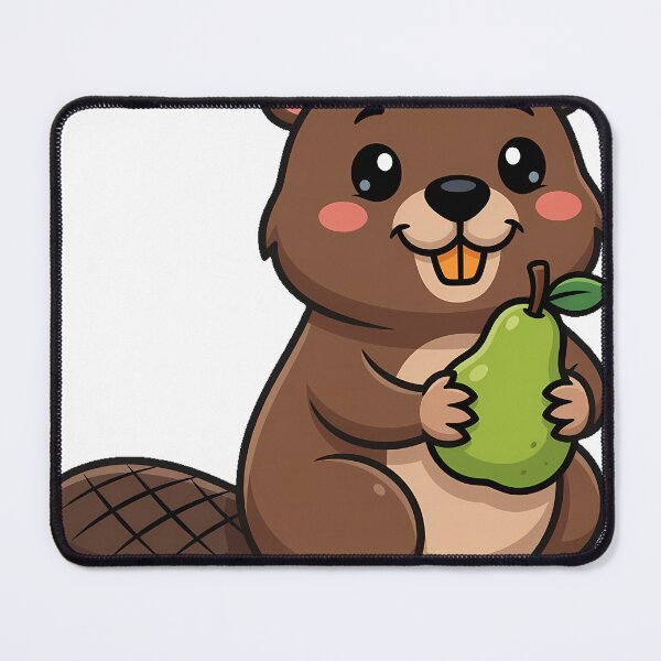 Item preview, Beaver with Pear designed and sold by pumsquare.