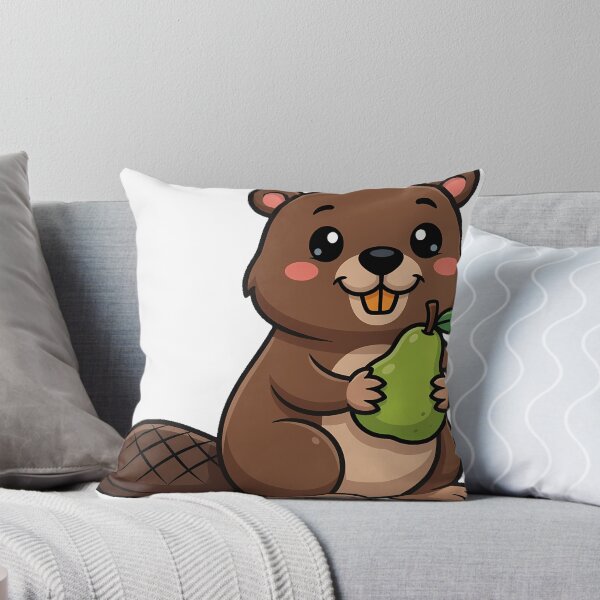 Item preview, Beaver with Pear designed and sold by pumsquare.