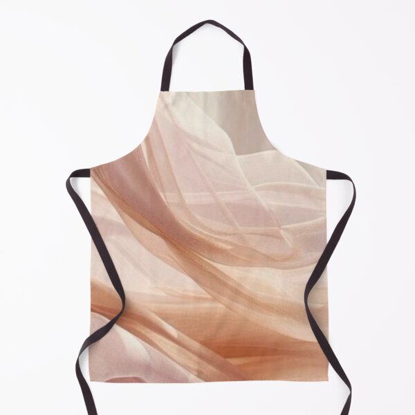 Item preview, Pastel Peach Silk Waves - Soft Aesthetic Placed Fabric Texture designed and sold by LYAN-STORE.