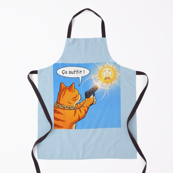 Item preview, That's Enough! Funny Orange Cat vs The Sun – Summer Heat Meme 2 designed and sold by WordPlayStudio.