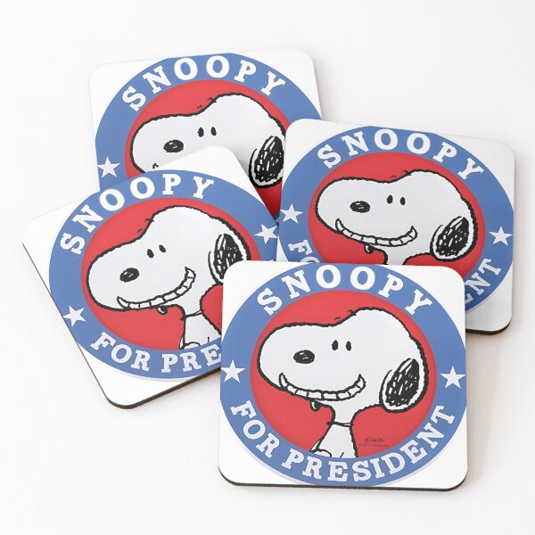 Item preview, Autoadhesivo presidente Snoopy designed and sold by PeaceTypo.