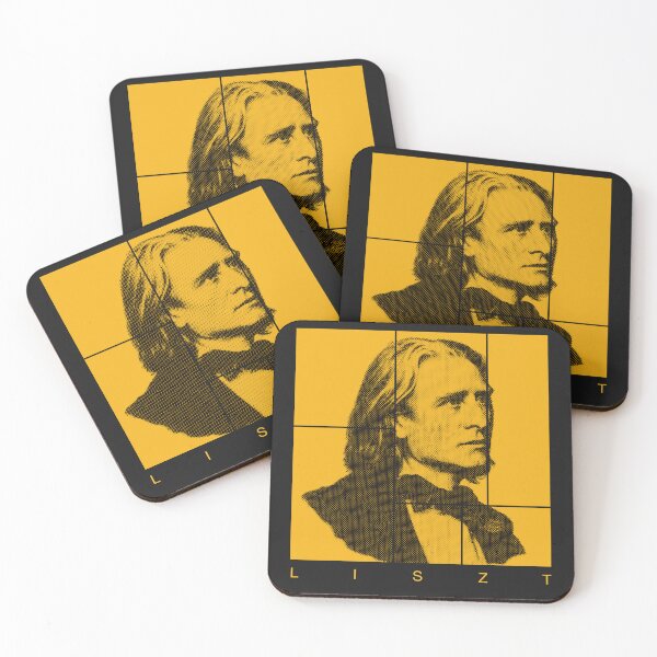Item preview, Franz Liszt halftone portrait designed and sold by CMYKStudio.