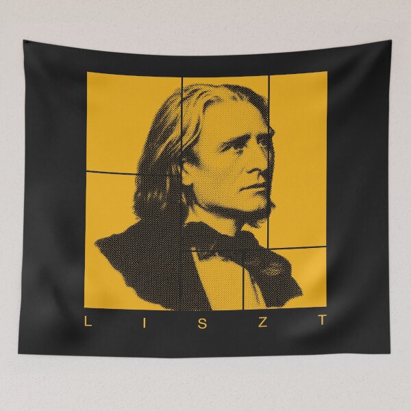 Item preview, Franz Liszt halftone portrait designed and sold by CMYKStudio.