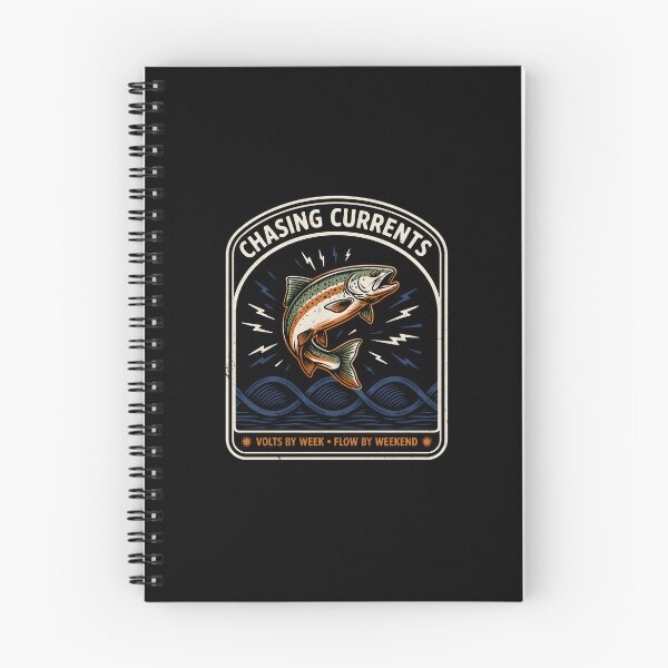 Item preview, Chasing Currents Volts By Week Flow By Weekend Electrician Fisherman designed and sold by Enea Kelo.