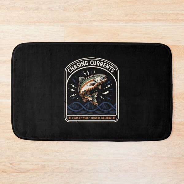 Item preview, Chasing Currents Volts By Week Flow By Weekend Electrician Fisherman designed and sold by Enea Kelo.