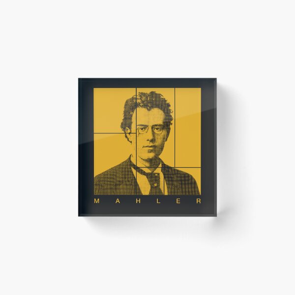 Item preview, Gustav Mahler halftone portrait designed and sold by CMYKStudio.