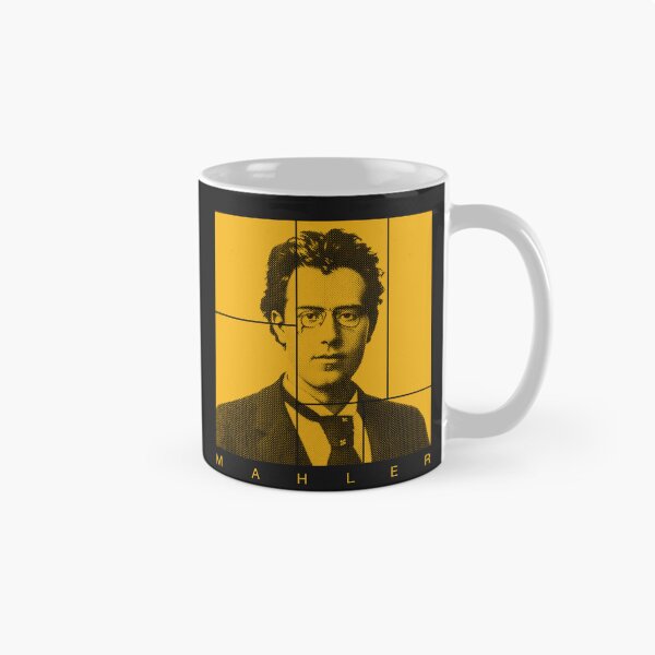 Item preview, Gustav Mahler halftone portrait designed and sold by CMYKStudio.
