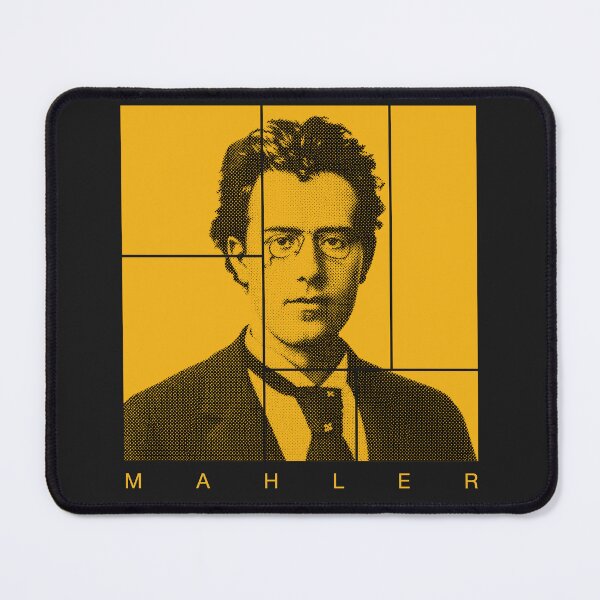 Artikelvorschau, Gustav Mahler Halbtonporträt entworfen und verkauft von CMYKStudio.