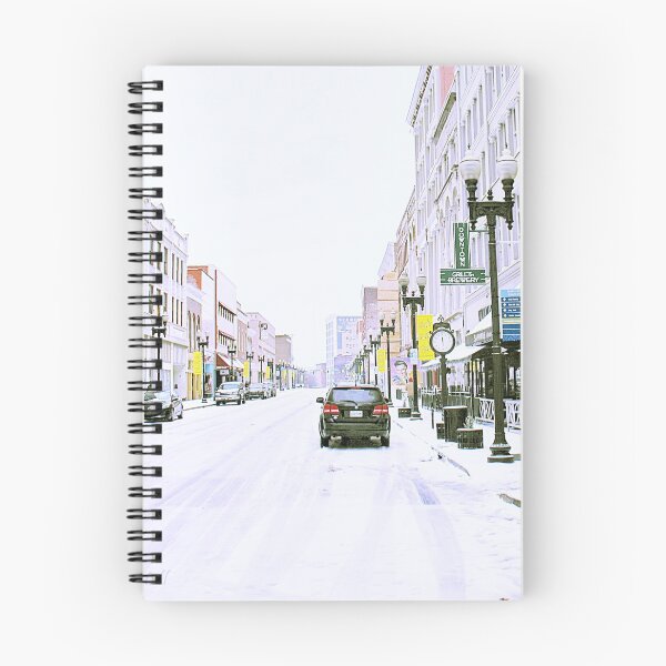Item preview, "A Cold and Snowy Day in Downtown Knoxville, Tennessee," Photo, for prints and products designed and sold by Bob Hall©.
