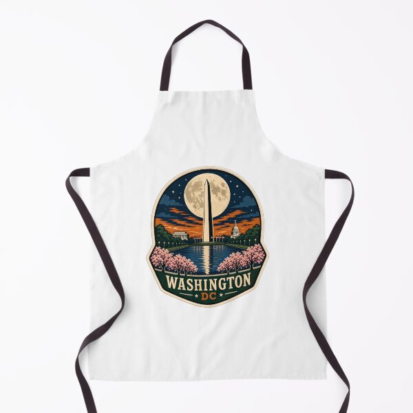 Item preview, Washington DC: Moonlit National Mall Patch designed and sold by Fenay Designs.