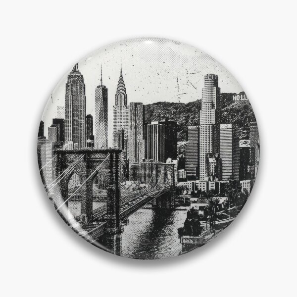 Item preview, Los Angeles New York 1989 Vintage Collage designed and sold by Rahat3344.