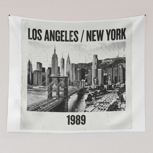 Item preview, Los Angeles New York 1989 Vintage Collage designed and sold by Rahat3344.