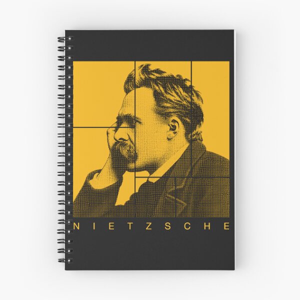 Item preview, Friedrich Nietzsche halftone portrait designed and sold by CMYKStudio.