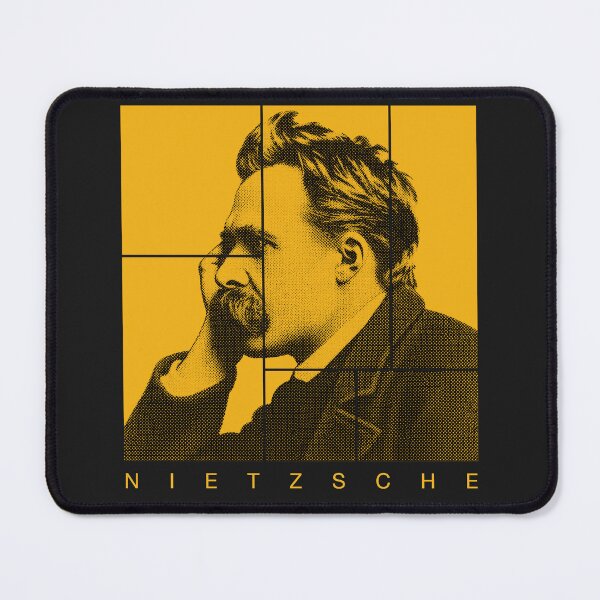 Item preview, Friedrich Nietzsche halftone portrait designed and sold by CMYKStudio.