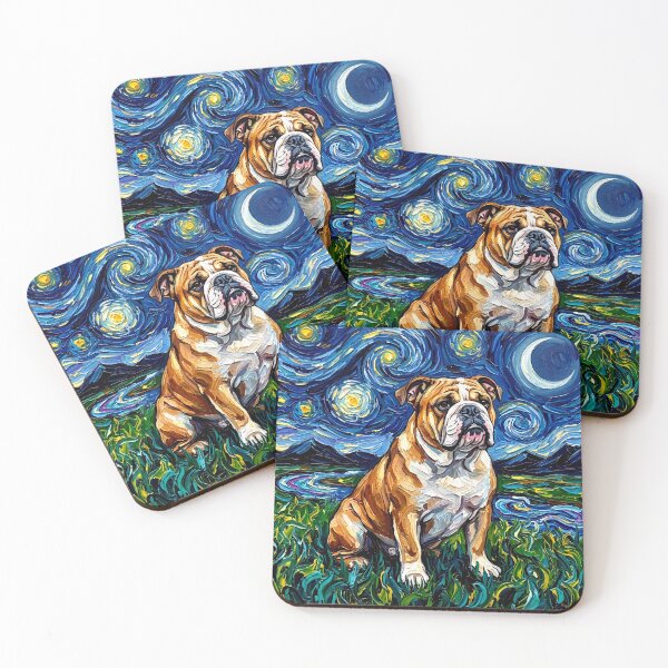 Item preview, Bulldog Night designed and sold by AjaTrier.