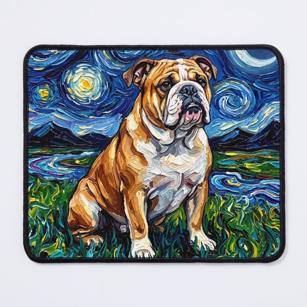 Item preview, Bulldog Night designed and sold by AjaTrier.