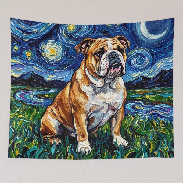 Item preview, Bulldog Night designed and sold by AjaTrier.