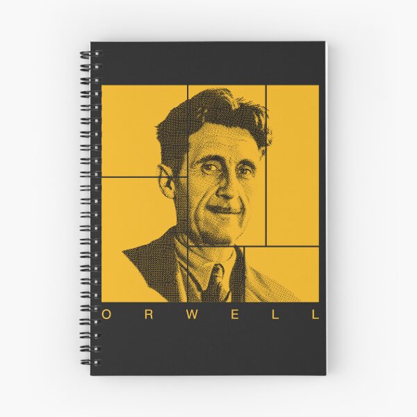 Item preview, George Orwell halftone portrait designed and sold by CMYKStudio.