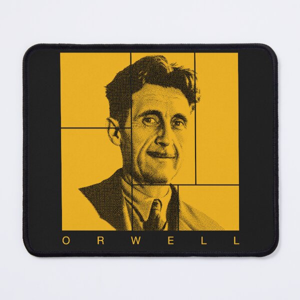 Item preview, George Orwell halftone portrait designed and sold by CMYKStudio.