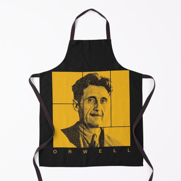 Artikelvorschau, George Orwell Halbtonporträt entworfen und verkauft von CMYKStudio.