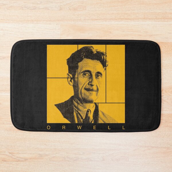 Item preview, George Orwell halftone portrait designed and sold by CMYKStudio.