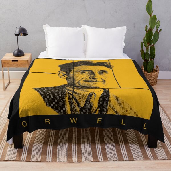 Item preview, George Orwell halftone portrait designed and sold by CMYKStudio.