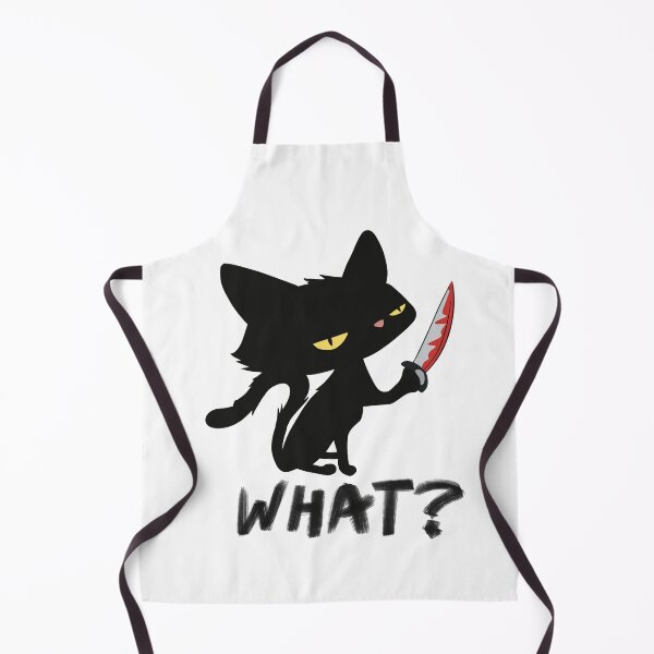 Item preview,     Judgy Black Cat With Knife | Spooky Cute Illustration designed and sold by MaggesticDesigns.
