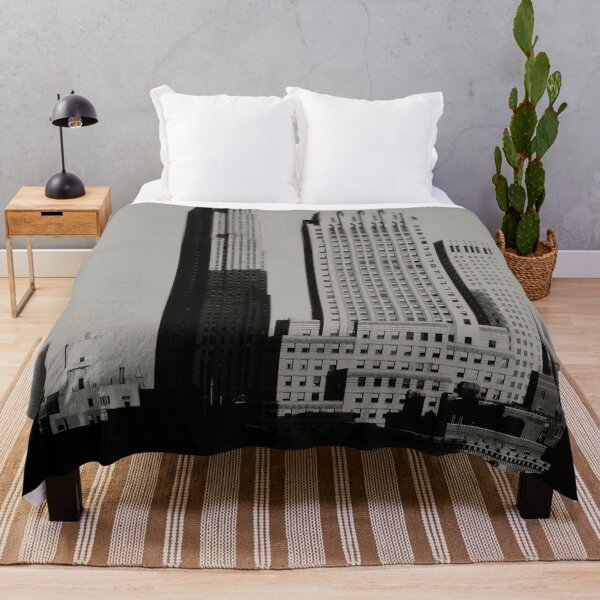 Item preview, Vintage 1935 New York skyline from the Shelton black and white photograph cityscape by Alfred Stieglit designed and sold by Astrid Arkhangelsky.