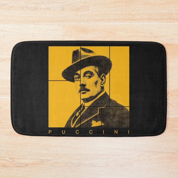 Item preview, Giacomo Puccini halftone portrait designed and sold by CMYKStudio.