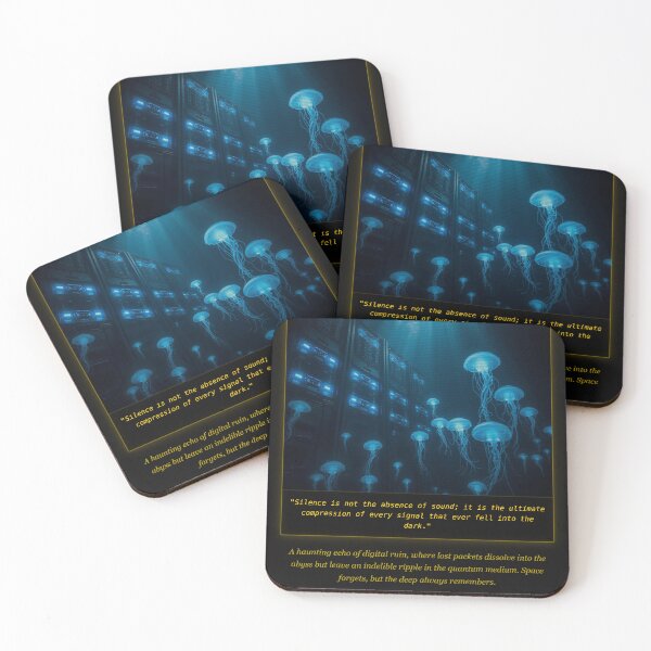 Item preview, Cyberpunk Bioluminescent Jellyfish Tech Mystic Art designed and sold by Elias & Gem Protocol - Aetheric Code Scribe.