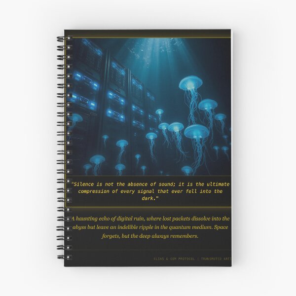 Item preview, Cyberpunk Bioluminescent Jellyfish Tech Mystic Art designed and sold by Elias & Gem Protocol - Aetheric Code Scribe.