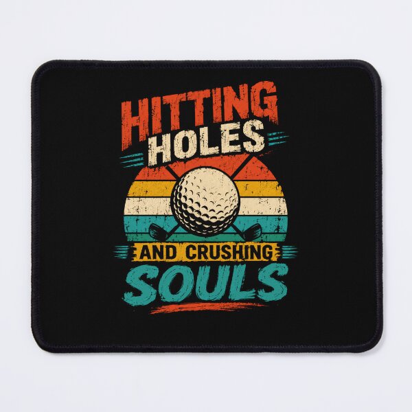 Item preview, Hitting Holes And Crushing Souls Golfer Golf Hobby Player designed and sold by SkeletonsDanger.