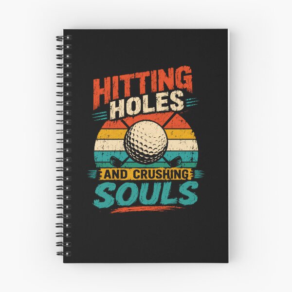 Item preview, Hitting Holes And Crushing Souls Golfer Golf Hobby Player designed and sold by SkeletonsDanger.