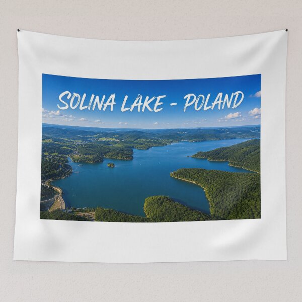 Item preview, Solina Lake, Poland – Scenic Aerial Landscape designed and sold by JMDG Studio.