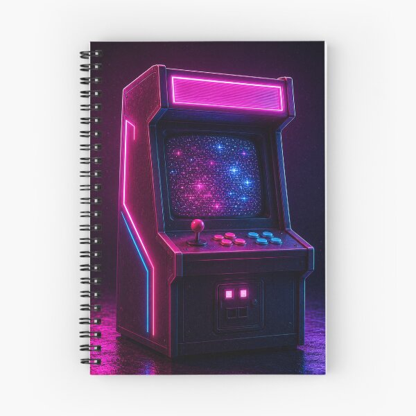 Item preview, Synthwave Arcade Machine Cosmic Screen designed and sold by kayodeDesign.