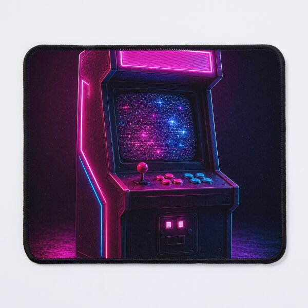 Item preview, Synthwave Arcade Machine Cosmic Screen designed and sold by kayodeDesign.